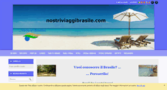 Desktop Screenshot of nostriviaggibrasile.com